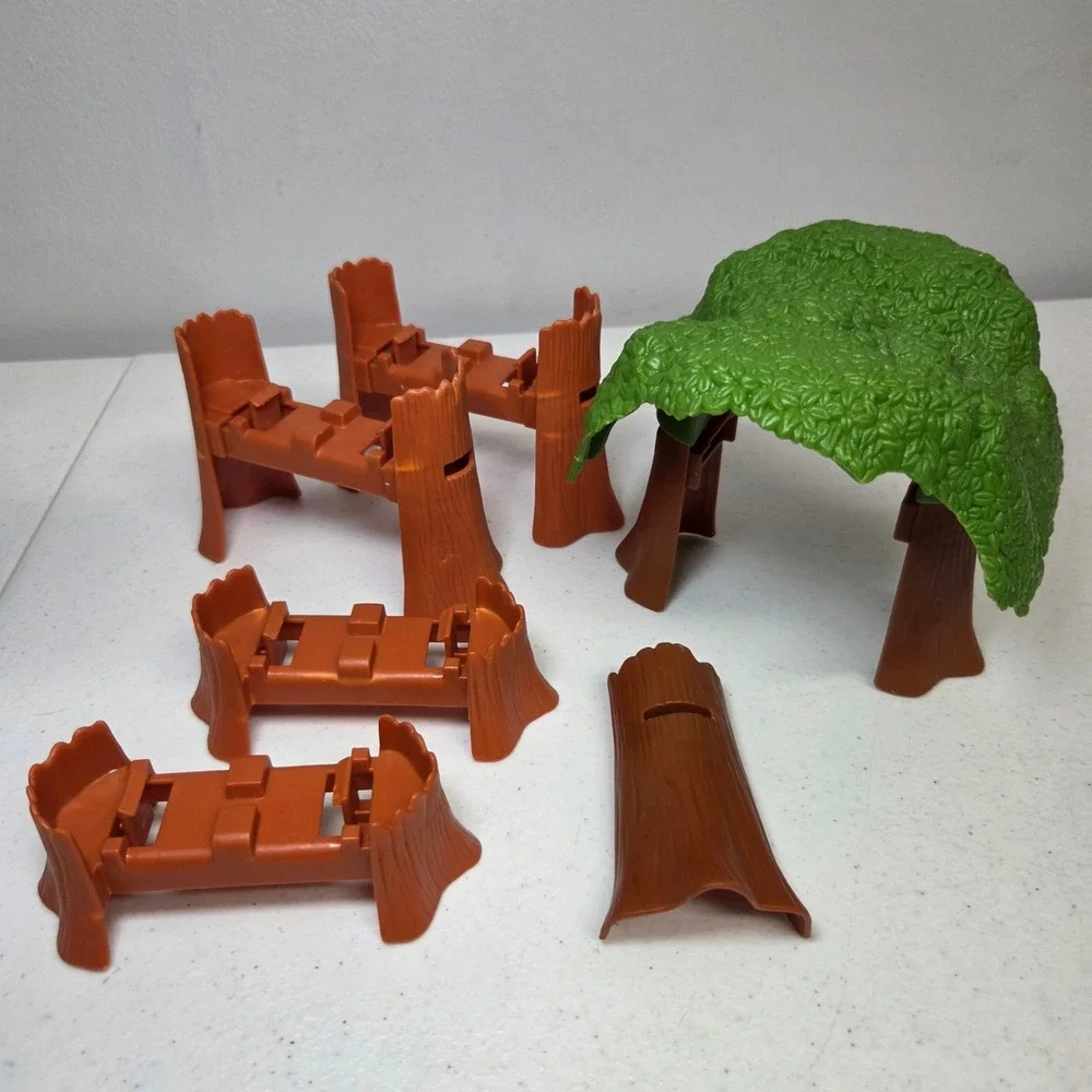 Mattel Thomas Friends‎ R9485 Replacement Tree Trunk Track Pieces Lot 2009